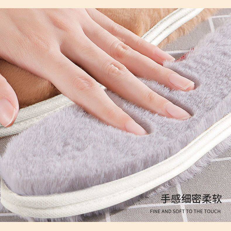 防寒保暖棉鞋垫男女加厚加绒兔毛毛羊毛鞋垫冬季吸汗软舒适