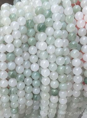 纯天然原矿新疆天山翠散珠半成品diy手工编织穿珠手链手串珠配件