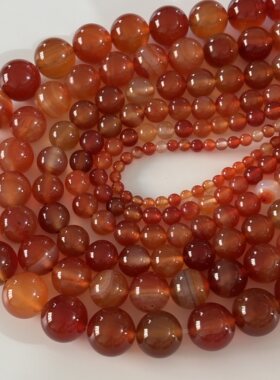 纯天然原矿原色玛瑙散珠子半成品DIY手工编织穿珠手链手串珠配件
