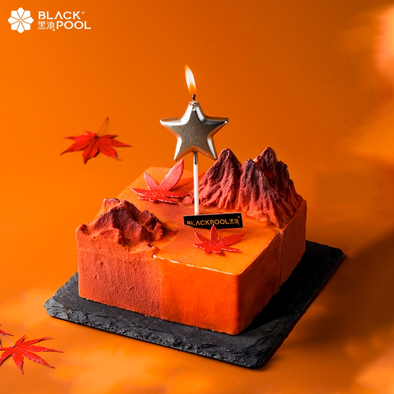 黑池天秤座秋之谷海盐芝士多肉葡萄星座生日蛋糕广州深圳同城配送