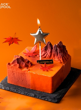 黑池天秤座秋之谷海盐芝士多肉葡萄星座生日蛋糕广州深圳同城配送