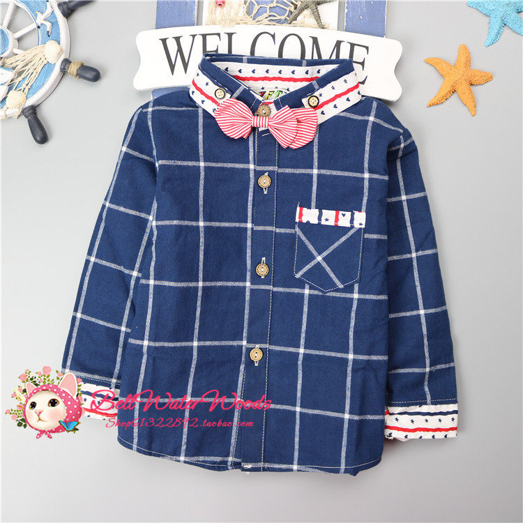 Chemise garcon à manche longue - Ref 2078349 Image 3