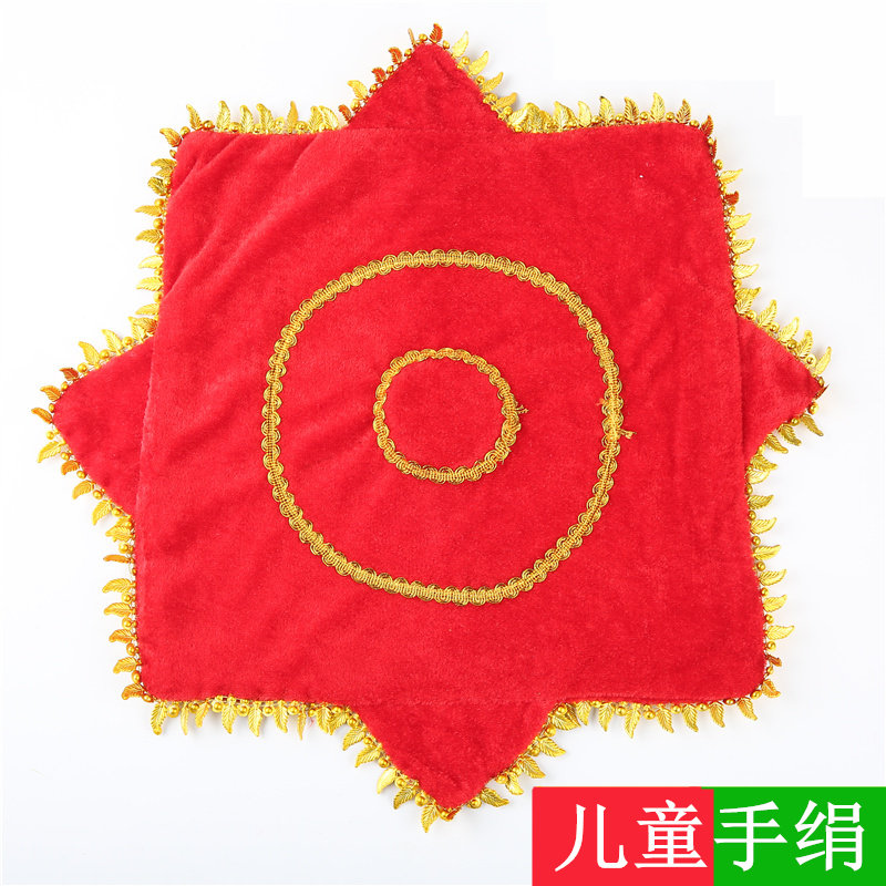 儿童舞蹈手绢花跳舞单层手甩花二人转东北秧歌成人儿童幼儿园表演