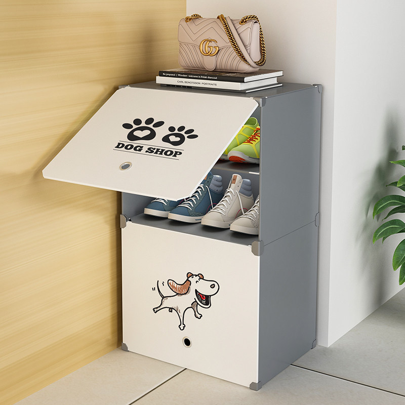 简易鞋架门口家用2024新款爆款防尘鞋子宿舍鞋盒收纳盒多层小鞋柜,住宅家具,鞋架,淘宝优惠券,粉丝福利购,淘宝优惠卷