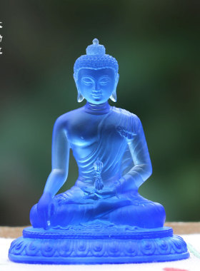 琉璃不动尊不动如来佛像摆件居家客厅佛堂寺庙供佛佛像八大菩萨