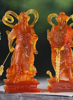 伽蓝琉璃佛堂寺庙摆放结缘韦陀