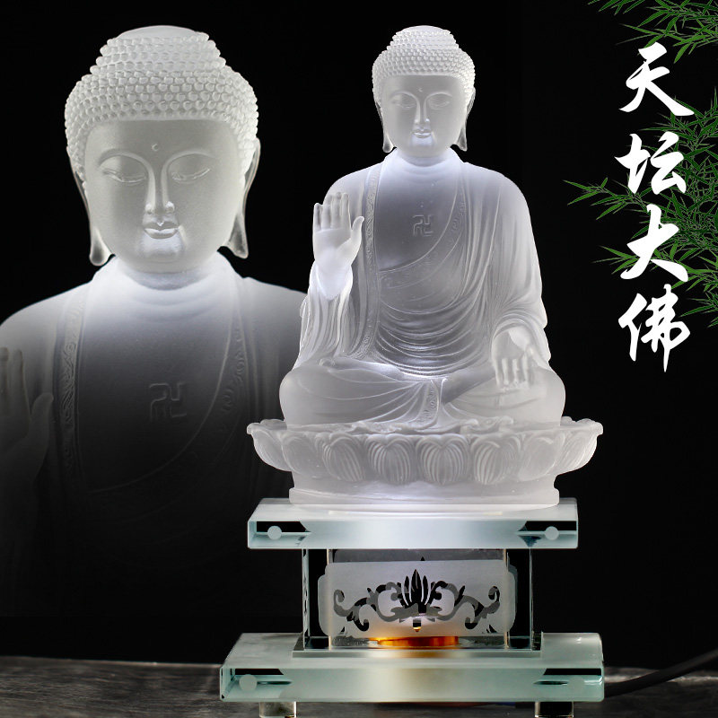 香港大屿山天坛大佛琉璃佛像摆件居家客厅家用寺庙桌面摆放如来佛
