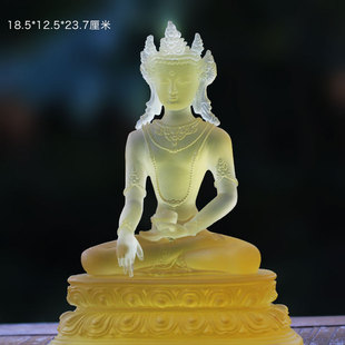 琉璃五方佛佛像宝生如来大日如来居家摆件居家客厅佛堂寺庙供佛