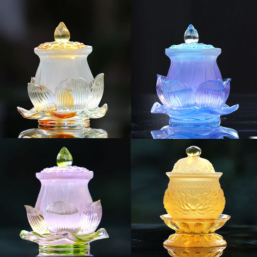 琉璃净水杯供水杯摆件