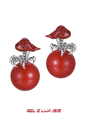 GELELUA/啫喱小众原创设计新中式高级感古风日常百搭龙珠耳环国潮