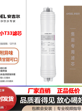 安吉尔净水器J2605新A4/V6/N7/N8/J2577/2405后置活性碳小T33滤芯