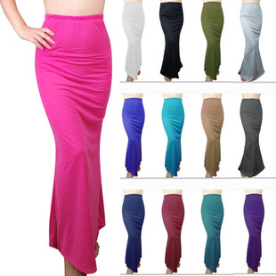 New Multi Size Hip hugging Half body Skirt Long Skirt womens