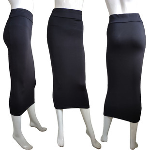 women's autumn winter Maxi high waist long hip hugging skirt