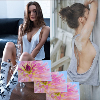 Sexy V-Leader Loose Casual T-shirt Women's Tank Top Strap