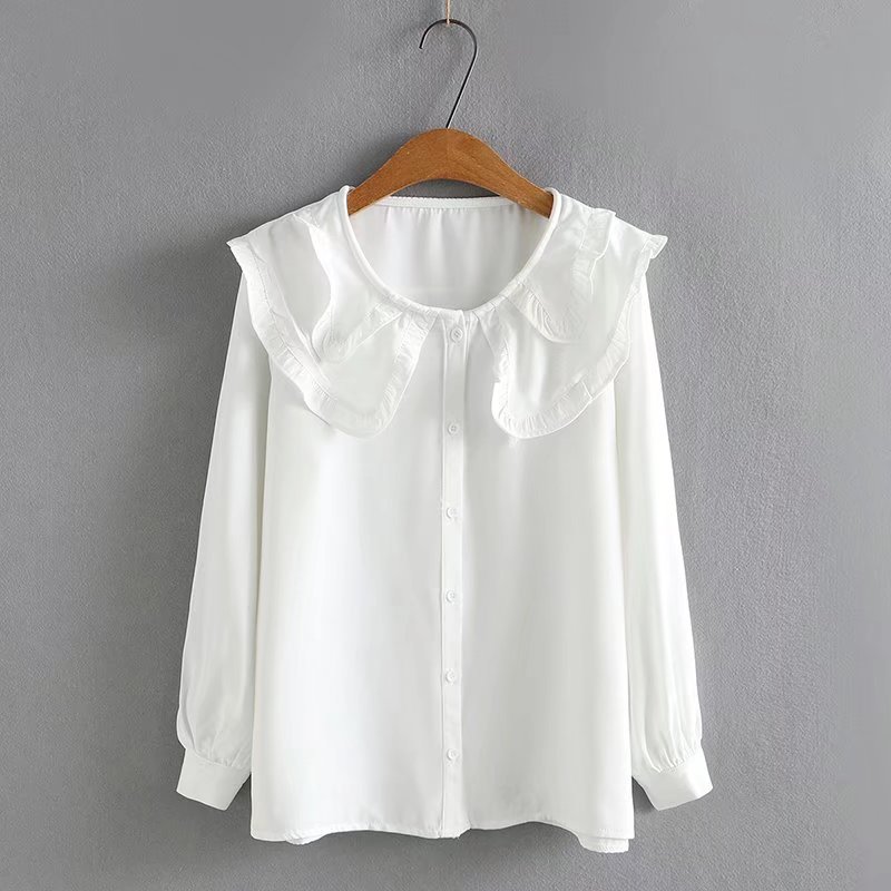 new Fashion Top Doll Neck Shirt Large Womens Wear Plus Size 女装/女士精品 大码内搭 原图主图