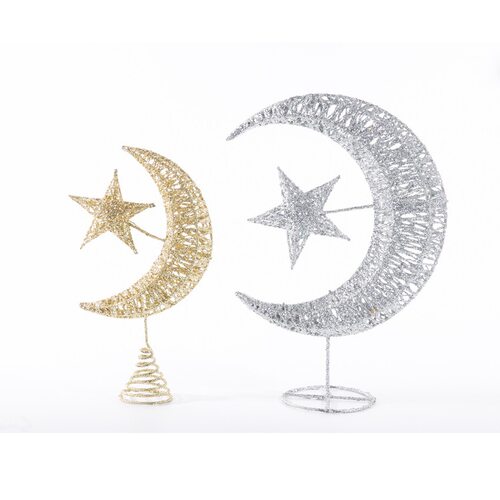 Christmas Iron Star Moon Pendant Hotel Shopping Mall Star