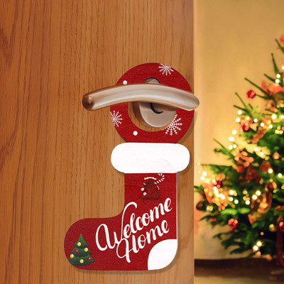 Christmas decorations, door handles, pendants, holiday 门挂