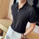 感华夫格半拉炼炼POLO衫 0204w 翻领t恤春季 男商务短袖 弹修身