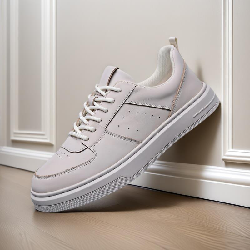 高档2025春秋季新款男士防滑小白鞋增高潮流休闲运动板鞋1029k