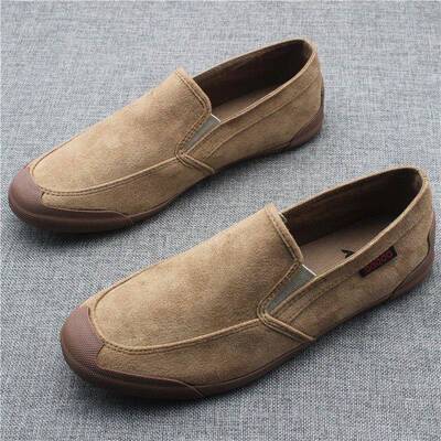 春男单鞋休闲鞋新低顶软底软面天帆布鞋休闲滑上透气鞋0303k