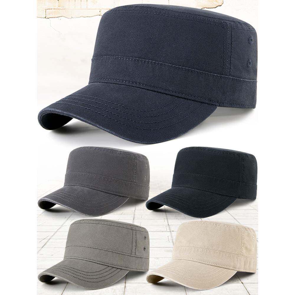 春季男士帽子四季通用男子平顶帽男款2026新款老年人春秋款0227u