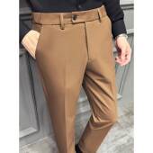 正装 弹拉伸收缩松紧腰西裤 0204w 商务休闲裤 男士 男修身 色春季