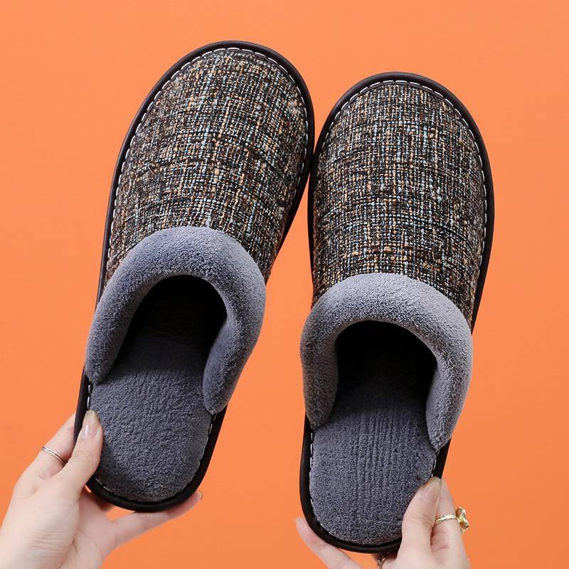 秋冬拖鞋2025新款男士室内家居防滑居家用加绒毛毛拖鞋女士1124z