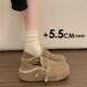 春季 博0127z 一脚蹬内增高厚底乐福鞋 两穿全包勃肯鞋 女2026年新款