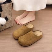 女外穿2026年新款 春季 厚底内增高勃肯鞋 一脚蹬懒人博肯包头0127z