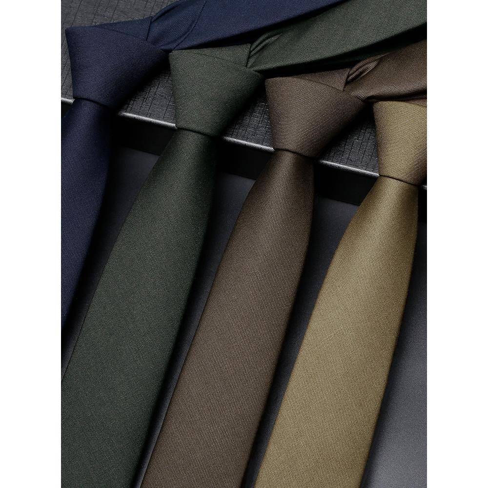 时尚窄领带男士休闲套装高端手系商务专业6厘米小领带礼盒1213h