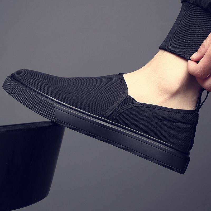 2026春夏新帆布鞋多功能休闲男鞋黑色透气布鞋0110r,流行男鞋,时尚休闲鞋,淘宝优惠券,粉丝福利购,淘宝优惠卷