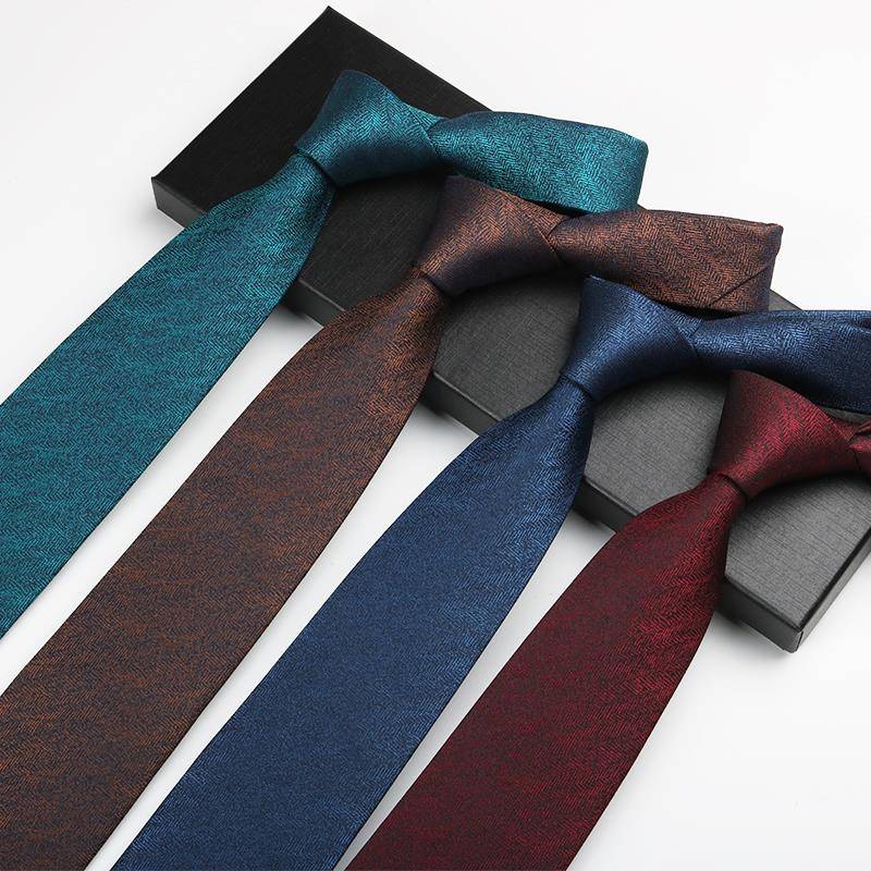 男领带商务士纯色花纹正装西服衬衫婚庆新郎上班8手打款韩版1212k