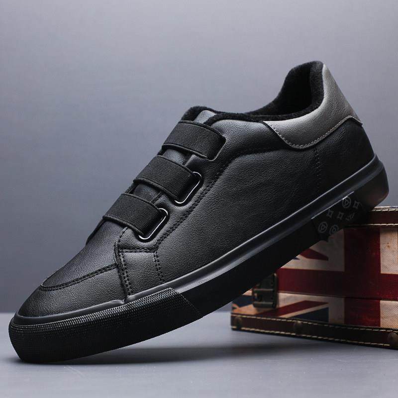 春秋新款男士皮鞋一脚蹬百搭潮流加绒板鞋男休闲时尚保暖鞋0123z,流行男鞋,时尚休闲鞋,淘宝优惠券,粉丝福利购,淘宝优惠卷