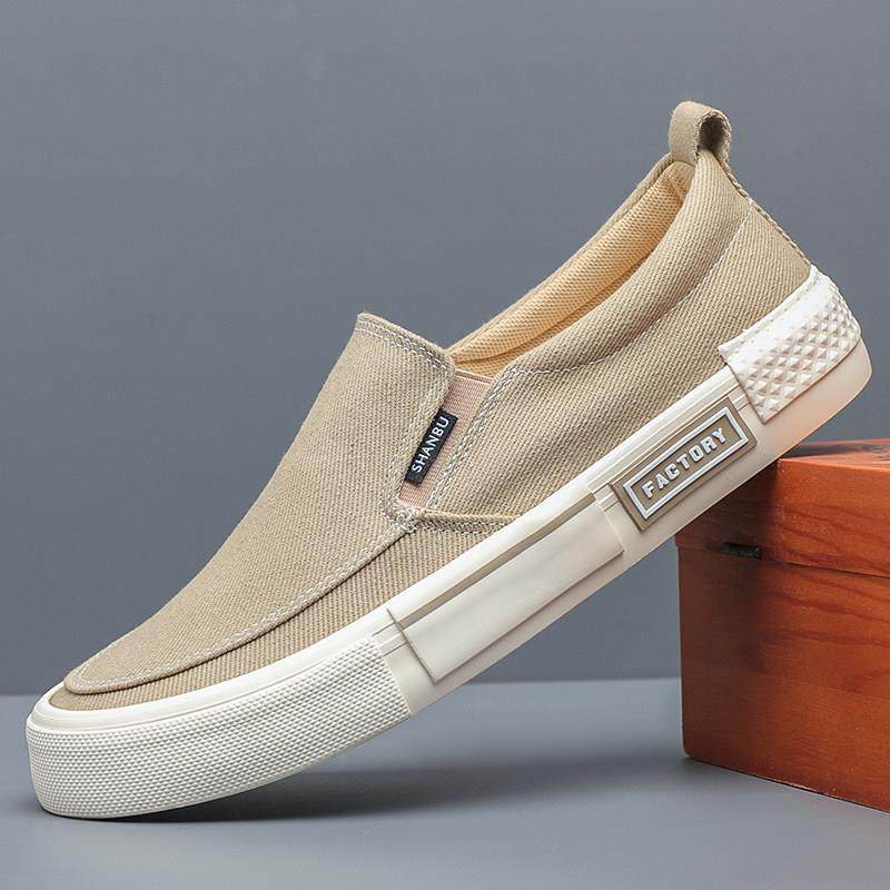 男鞋春秋新款帆布鞋男驾车软底一脚蹬休闲鞋子男乐福鞋板鞋0117k,流行男鞋,时尚休闲鞋,淘宝优惠券,粉丝福利购,淘宝优惠卷