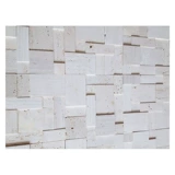 Натуральная камень мозаичная плитка мраморная белая пещера камень 3d гостиная