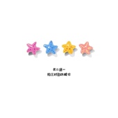 原创可爱小海星耳钉女甜美手工纯银耳夹女无耳洞耳饰小巧2025春夏