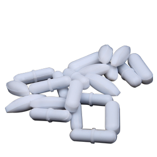 聚四氟乙烯搅拌子A B C 型 四氟磁力转子 圆形橄榄形圆柱形耐酸碱耐高温四氟磁力搅拌子磁子