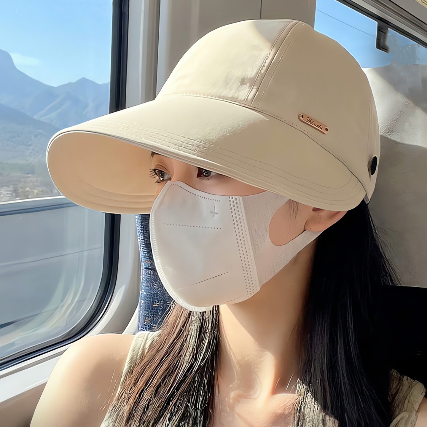 大头围防晒帽夏季帽子女款2026新款防紫外线遮阳帽鸭舌棒球太阳帽