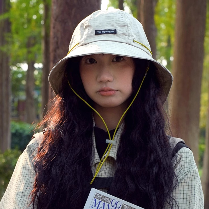 防晒帽子女2026新款夏季户外速干防水露营登山帽可折叠护颈遮阳帽