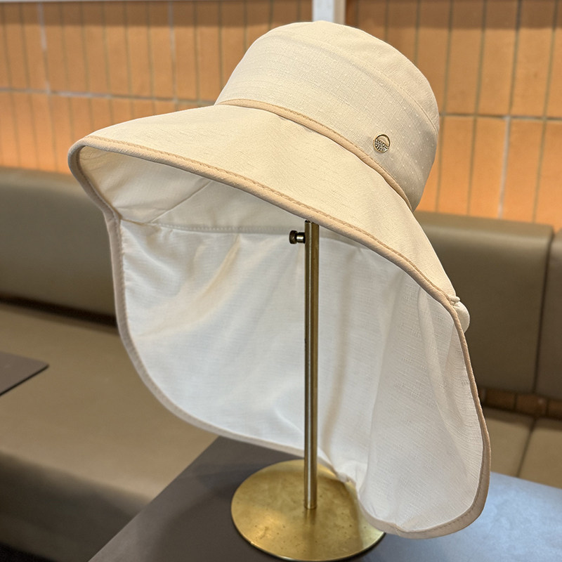 大帽檐防晒帽男女夏季披肩护脖遮阳帽户外速干透气骑车钓鱼登山帽