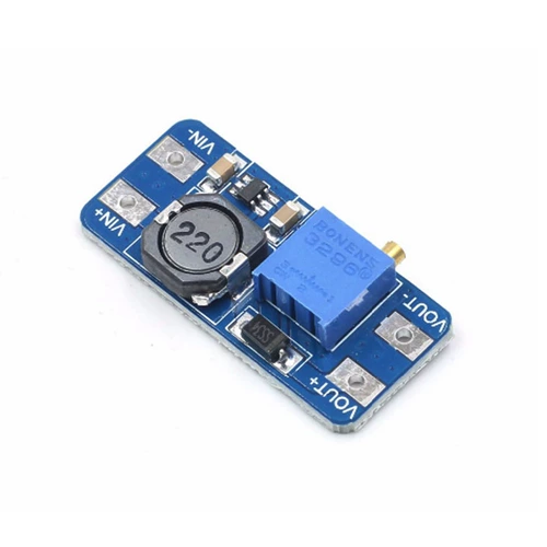 MT3608 DC Booster Module 2A Напряжение платы 2-24 В литра 5/9/128 В может быть отрегулирована без лидерства