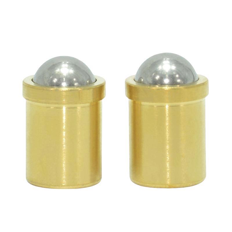 弹簧销PFPBN黄铜球头柱塞QTPBN碰珠螺丝压入式钢波珠螺柱34568 10