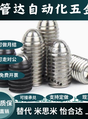 ZAH01/02/03/04-M3 4 5 6 8 10 12 16 定位珠金属球头内六角孔型