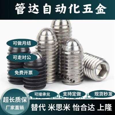 ZAH01/02/03/04-M3 4 5 6 8 10 12 16 定位珠金属球头内六角孔型