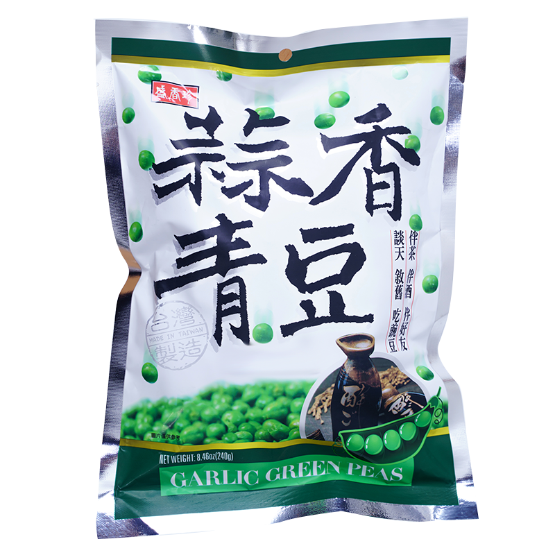 青豆蒜香青豆盛香珍台湾进口
