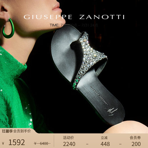 GiuseppeZanotti凉鞋春夏黑色