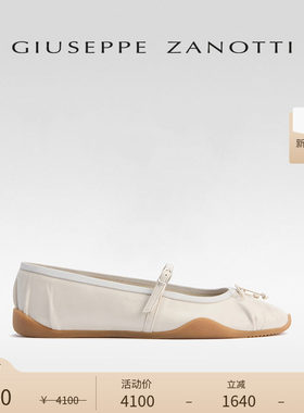 【新品】Giuseppe Zanotti GZ女士平底玛丽珍芭蕾鞋单鞋