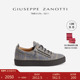 礼物 Giuseppe ZanottiGZ男士 方格棉布低帮运动鞋 板鞋