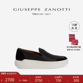礼物 Giuseppe ZanottiGZ男士 厚底舒适一脚蹬懒人鞋 乐福鞋