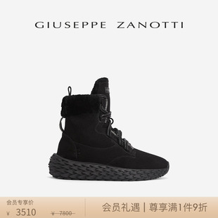 Zanotti女士GZ保暖毛内里Urchin高帮运动鞋 Giuseppe